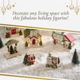 thumbnail image 5 of Spode Christmas Tree Miniature Christmas Village Figural Decoration, Snowy Christmas Village Set, Ceramic Holiday Decor - Festive Holiday Decorations for Indoor Display (Santa with Children), 5 of 7