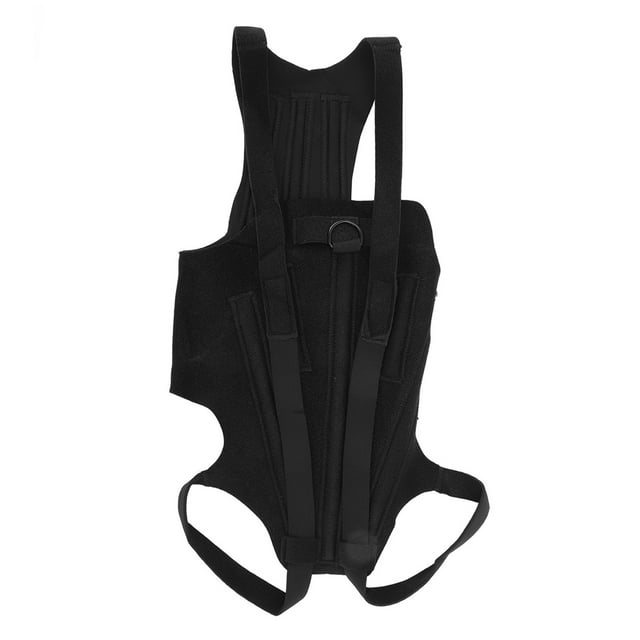 Chaleco de soporte para la espalda para perros de poliéster, fuerte rigidez, flexible, para caminar, talla S