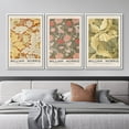 thumbnail image 2 of IDEA4WALL Framed Canvas Print Wall Art Set of 3 Floral Tapestry Collage Art By William Morris Botanical Flowers Floral Illustration Prints Art Vintage Artwork for Room Decor -, 2 of 5