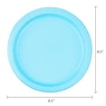 thumbnail image 5 of Disposable Paper Plates, 9", Powder Blue, 20 Pieces, by Way To Celebrate, 5 of 6
