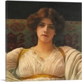 thumbnail image 1 of ARTCANVAS Study Of a Head In Drapery Miss Ethel Warwick Canvas Art Print by John William Godward - Size: 26" x 26" (1.50" Deep), 1 of 9