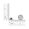 thumbnail image 4 of Gem Stone King 2.16 Ct Oval Blue Lapis 18K Rose Gold Plated Silver Ring, 4 of 4