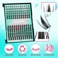 thumbnail image 4 of Kit de extensión de pestañas AMZGIRL LASH Manga Lash Clusters 144 piezas, 4 of 7