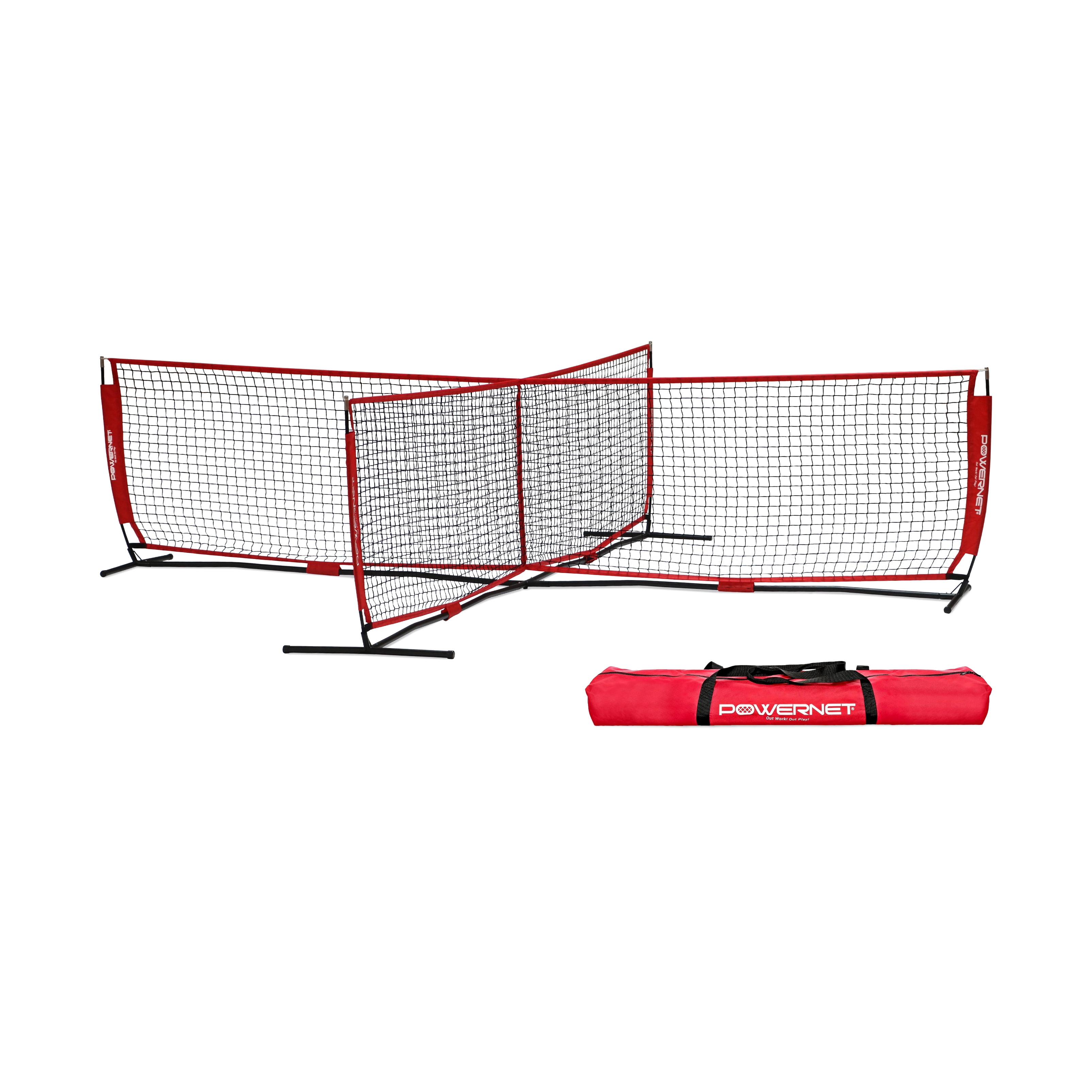 12x12 FT 4Way Soccer Tennis Net Indoor Outdoor Portable