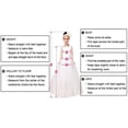 thumbnail image 6 of Drtj Girl's Elegant Tulle Flower Girl Dress - Lace Applique First Communion & Pageant Gown, Princess Ball Gown for Weddings, Parties & Special Occasions, 6 of 6
