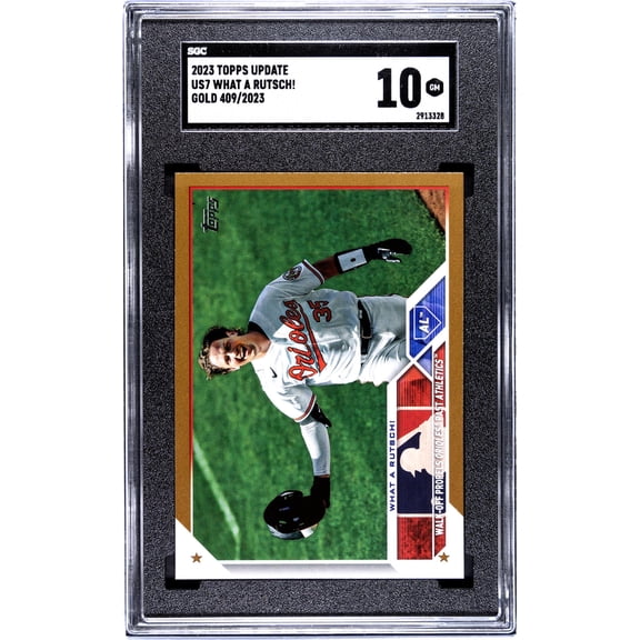 2023 Topps Update #US7 What A Rutsch! Gold /2023 SGC 10