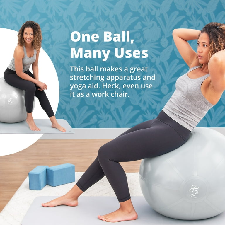 Greater Goods Professional Exercise Ball - Yoga Ball for Working