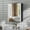 Black(20.1x5.1x25.6 in)with LED Light, variant on Caulitar 14"x17" Medicine Cabinet with Shelves, Wall Mounted Bathroom Cabinet with Mirrored Door, Black