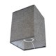 thumbnail image 3 of Pantalla de lámpara de estilo Pastoral, 1 pieza, cubierta de luz de techo, pantalla de tela ligera para suelo, para casa de té, Hotel, sala de estar, Cuboide gris Gloria pantalla colgante, 3 of 9