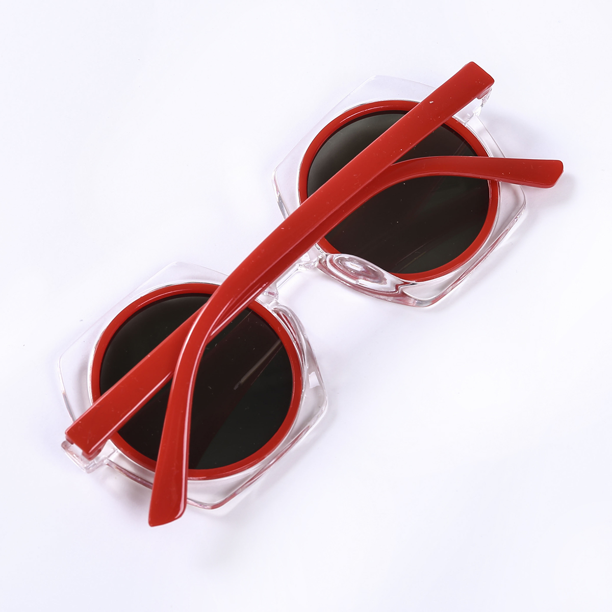 Bmnmsl Kids Vintage Funny Sunglasses Irregular-shaped Anti-UV Shades Glasses - image 4 of 6