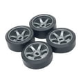 thumbnail image 1 of Vogacara 4 pack/lote neumático de 25mm para 1/28 Wltoys K969 Kyosho -Z 25mm neumático de rueda dura -Q KYOSHO Kits de construcción modelo Color titanio, 1 of 6