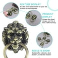 thumbnail image 2 of Miangastore 5 Pcs Poignées de Tirage Tête de Lion Poignées de Tirage en Alliage de Zinc, 2 of 8