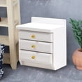 thumbnail image 4 of Ettsollp Bedside Cabinet High Simulation Eco-friendly Exquisite Details DIY Smooth Decorate Birch 1:12 Dollhouse Scene Ornament Mini Bedside Table Micro Landscape Supply, 4 of 8