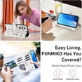 thumbnail image 4 of Tianyeda for Samsung Galaxy A16 Case Wallet Card Holder Zipper Leather Flip Cover Crossbody Wrist Strap with Stand A1, 4 of 5
