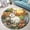 Bunny Flowers8, variant on Circle Area Rug, Christmas Squirrel2 Nature Pattern Washable Non-Slip Floor Carpet, Soft Rug for Living Room Bedroom Decor 24 Inch