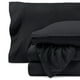 thumbnail image 1 of Juego de Sábanas de Vellón Bare Home acogedor Vellón Polar extra lujoso tamaño Queen Negro, 1 of 8