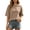 0630S*Beige, variant on Plus Sized T Shirts for Womens Trendy Loose Fit Short Sleeve Tops Summer Jesus Printed Going out Graphic Tees Shirts 0630S*Green XL
