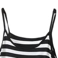 thumbnail image 5 of 2 Piece Outfits Summer Women，Womens Two Piece Striped Set Short Sleeve Crewneck Top and Wide Leg Pants Matching Sets, 5 of 5