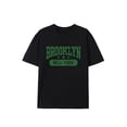 thumbnail image 3 of BROOKLYN NEW YORK Print T-shirt, Stylish And Breathable Street Fashion for Men, Simple Comfy Top, Casual Crew Neck Short Sleeve T-shirt for Summer Tee For Adult, Men, Women, Teen, Teenager,, 3 of 4