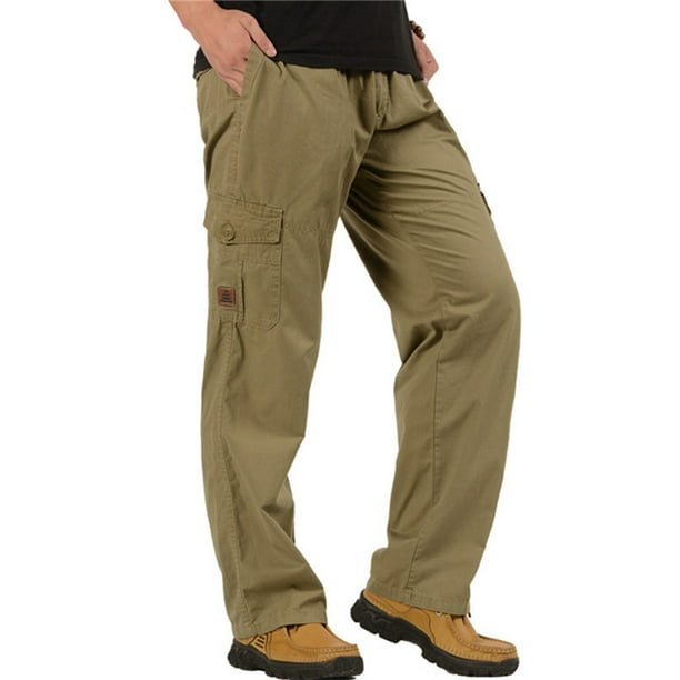 Mens Work Pants Outdoor Hiking Pants Lightweight Cargo Pants Military  Tactical Pants Fishing Travel Safari Pants