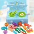thumbnail image 2 of Simulation Cartoon Modeling Kitchen Stove Cooking Magnetic Cut To See Children Play House Simulation Educational Toys, 2 of 6