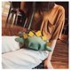 thumbnail image 3 of FELTECHELECTR Bolso de hombro con cremallera y diseño de dinosaurio 3D para mujer (verde), 3 of 4