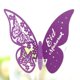 thumbnail image 5 of 100 Uds. Para tarjetas de lugar de papel con nombre de número de mariposa, copa de vino, tarjeta Eid Mubar, 5 of 5