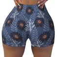 thumbnail image 2 of Logiee Sunflowers Print Women's Biker Shorts,Workout Gym Shorts,Scrunch Shorts,Tummy Control Hidden Scrunch Running Yoga Shorts-XX-Large, 2 of 8