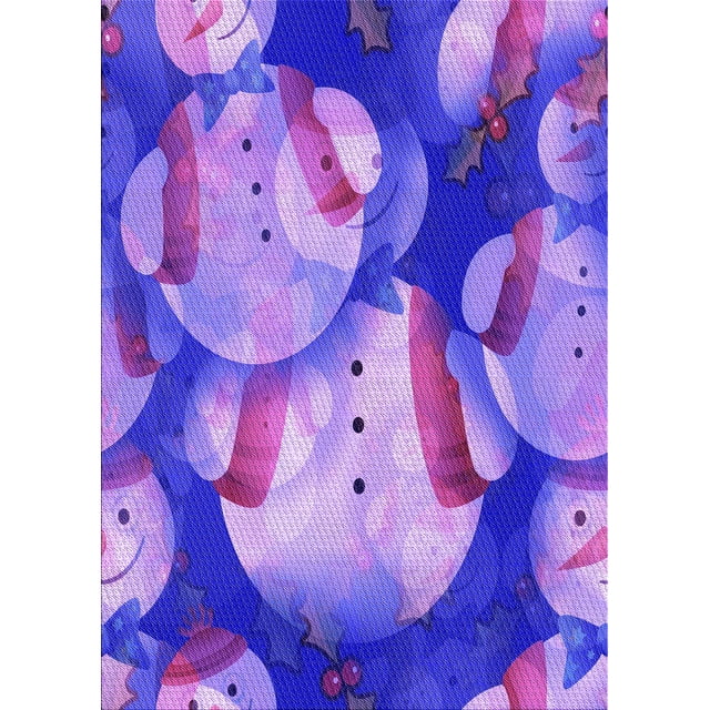 Ahgly Company Tapis Rectangulaire Lavable en Machine Intérieur Transitionnel Violet Mimosa Violet, 7 Pieds x 10 Pieds