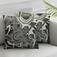 thumbnail image 3 of nygtbtfer Throw Pillow - Pattern Wool Style Couch Sofa Pillow Covers for Living Room Bedroom White, 3 of 7