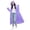 Purple, variant on Women's Waterproof Long Raincoat Windproof Active Rain Jacket with Drawstring Hood Button Closure Heavy Duty for Travel Commuting Daily Wear Outerwear