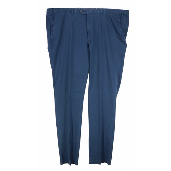 Hiltl Pantalon Classique Cesano Bleu Marine pour Homme à 5 Poches et Capri - 64