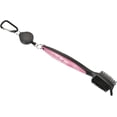 thumbnail image 5 of 1 Pack Golf Club Brush - Golf Club Groove Cleaner Zip-line Dual Sided Bristle Cleaning Tools with Clip, Retractable, Apply to Outdoor (Pink), 5 of 5