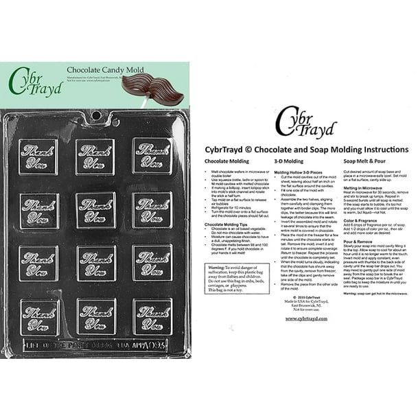 thank you candy molds