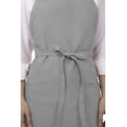 thumbnail image 4 of Delantal Chef Works Unisex Gris Ajustable con Tres Bolsillos, 4 of 5