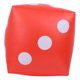 thumbnail image 2 of Juguete de dados inflables gigantes, gran juguete de dados enormes Fiesta Club Actividades Juego de accesorios Suministros de juguetes Juego de piscina para ni?os Juguete(rojo) Ecomeon  no, 2 of 6
