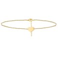thumbnail image 1 of Tobillera de playa dorada de tamaño ajustable, tobillera de joyería para mujer, regalo de joyería de playa Wmkox8yii fajkfhkj3598, 1 of 1
