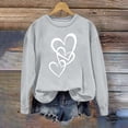 thumbnail image 4 of Pohista Autumn Clothing Women Sweatshirts Trendy Womens Shirts Scoop Neck Long Sleeve Athletic Shirts Fall Tshirts Shirts, 4 of 7