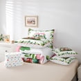 thumbnail image 6 of Erosebridal Country Camping Camper 7-Piece Twin Bedding Sets,Green Rustic Leaves Bedding Comforter Set For Girls Kids,Reversible, 6 of 7