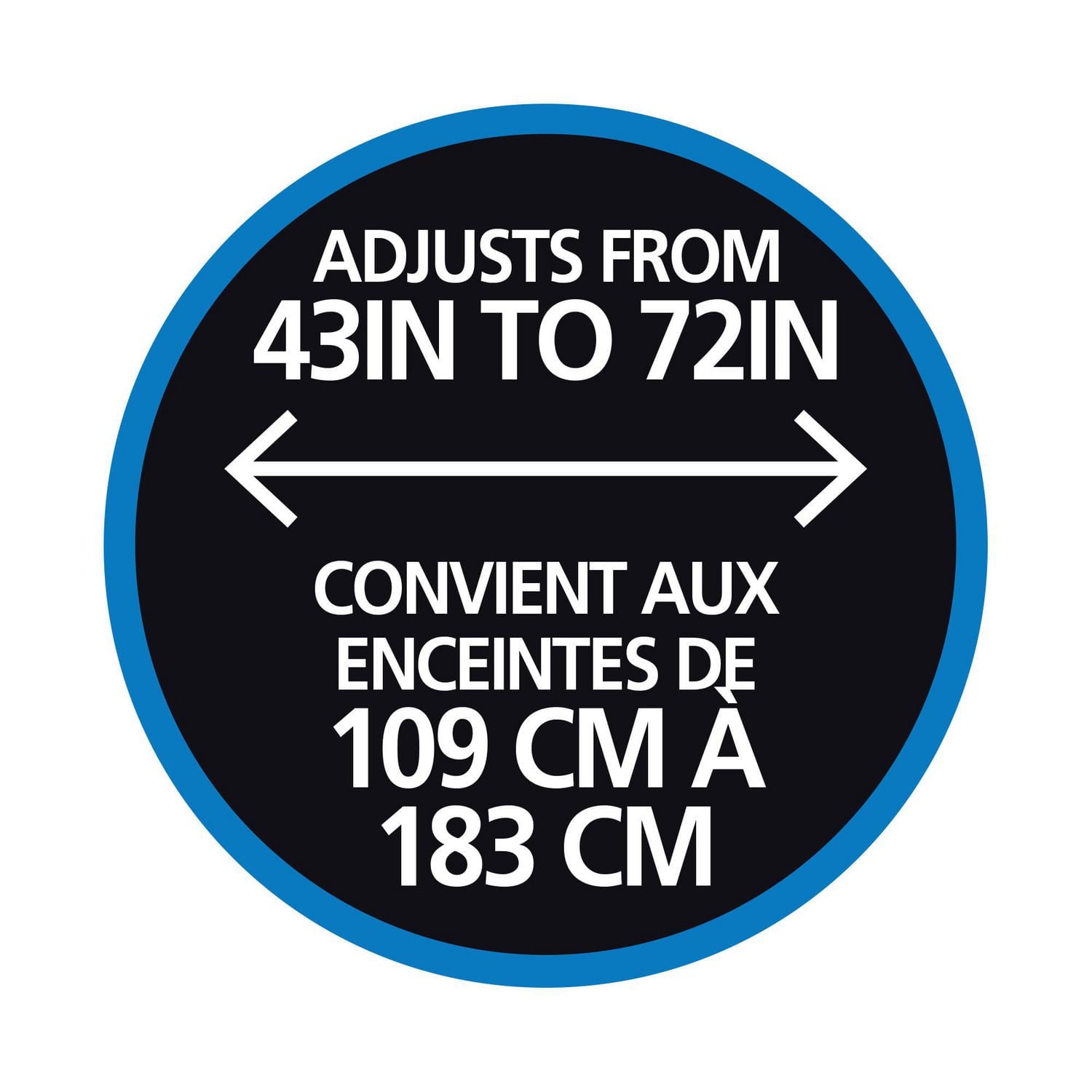 Mainstays Easy Up Adjustable Decorative Tension Shower Curtain Rod