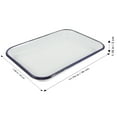 thumbnail image 4 of Household Enamel Baking Dish Rectangular Roasting Tin Multi-functional Baking Pan for Kitchen Use, 4 of 6