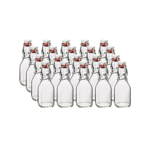 Bormioli Rocco Clear Italian Glass Decorative Bottles (20 Count)