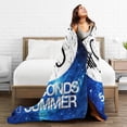 thumbnail image 5 of 5 Seconds Of Summer 5sos Blanket Soft Warm Flannel Air Conditioning Blanket Throw Blankets For Bed Couch Sofa Bedroom Living Room All Season 50"X40", 5 of 9