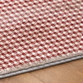 thumbnail image 5 of Addison Rugs Dream Shag Premium Machine Washable Transitional Houndstooth Red Rectangle Rug, 8' x 10', 5 of 8