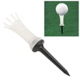 thumbnail image 3 of Low Resistance  Tees, Soft Rubber  Tees Elastic 8 Claw Durable Strong  for Grass Transparent White, 3 of 8