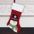 thumbnail image 4 of Kedshhgu Clearance Christmas Stocking Set of 4 Santa Snowman Reindeer Penguin Family Stockings for Kids, Holiday and Fireplace Party Home Decor, 4 of 7