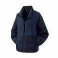 thumbnail image 7 of Men's UPF50+ Sun Protection Windbreaker Athletic Shell Jacket Stand Collar Lightweight Color Block Coat for Hiking Running Travel Fall, Navy, M, 7 of 7