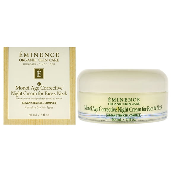 Crema de noche Eminence Monoi Age Corrective para rostro y cuello