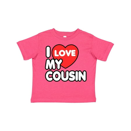 

Inktastic I Love My Cousin Gift Toddler Boy or Toddler Girl T-Shirt