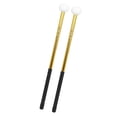 thumbnail image 5 of Colcolo 2 Pieces Drum Hammer Drum Mallet with Head for Drum Exercise Snare Drum gold, 5 of 8